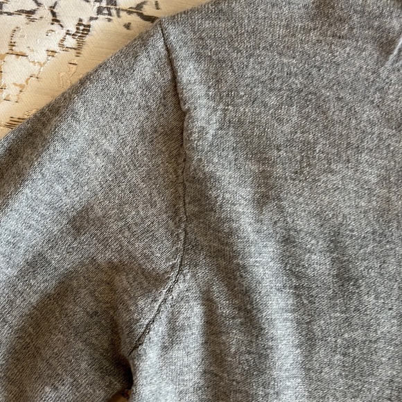 Halston long sleeve gray knit sweater dress size M - Picture 3 of 10